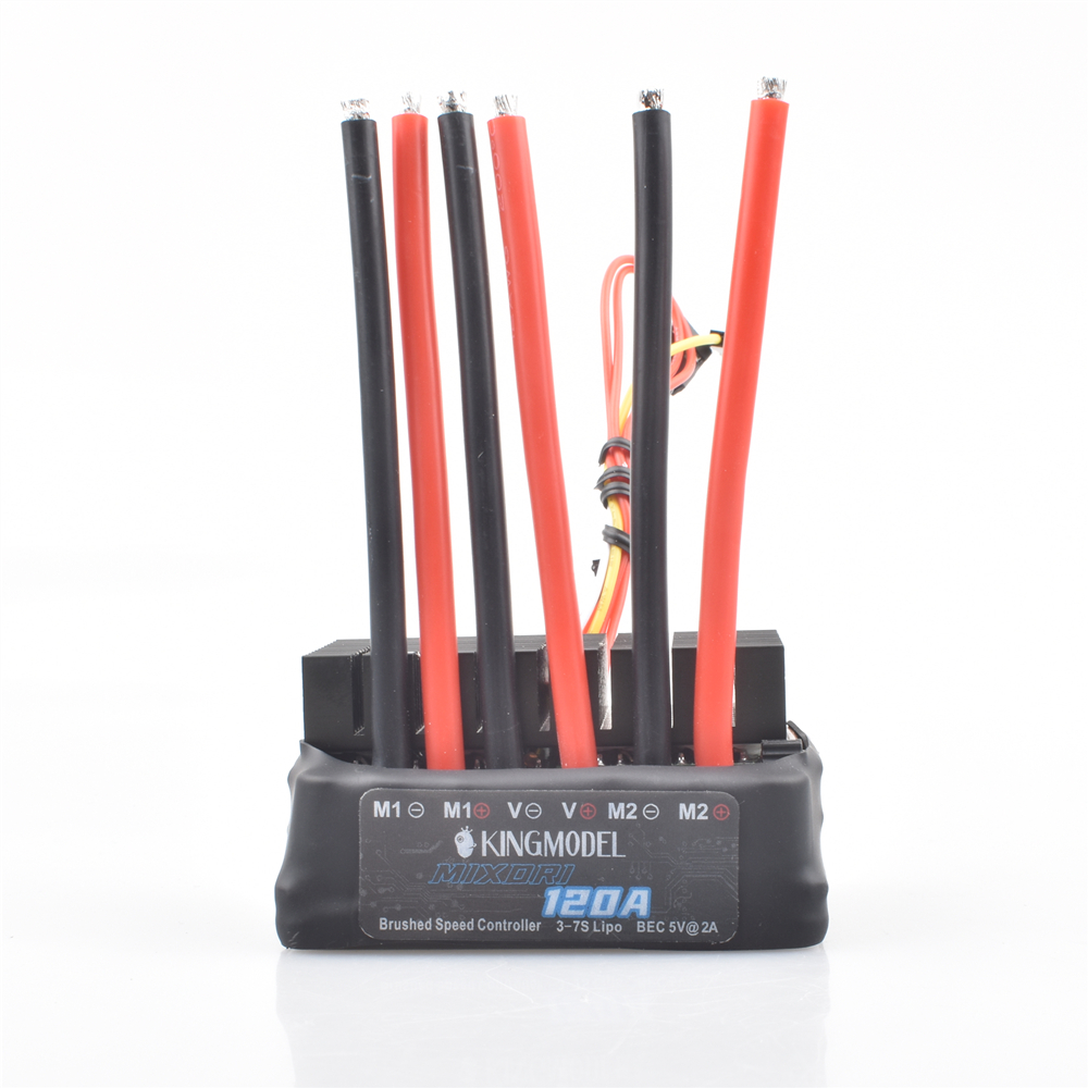 5A/5A PRO/10A/20A/30A/40A/50A/60Ax2 Dual Way Bidirectionele Geborsteld ESC Controle Voor Rc Model Boot/tank 180 tot 795 Geborstelde Motor: Colorful