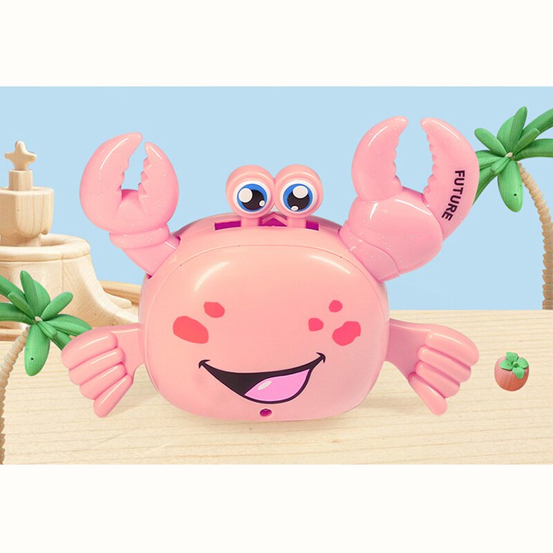 Outdoor Speelgoed 360 Graden Lopen Cartoon Elektrische Krab Met Led Muziek Voor Jongens En Meisjes Lbv