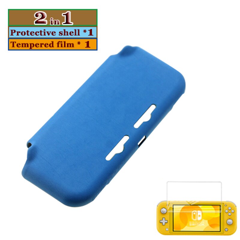 Funda de TPU para Nintendo Switch Lite Mini, carcasa impermeable: 2in1 Blue