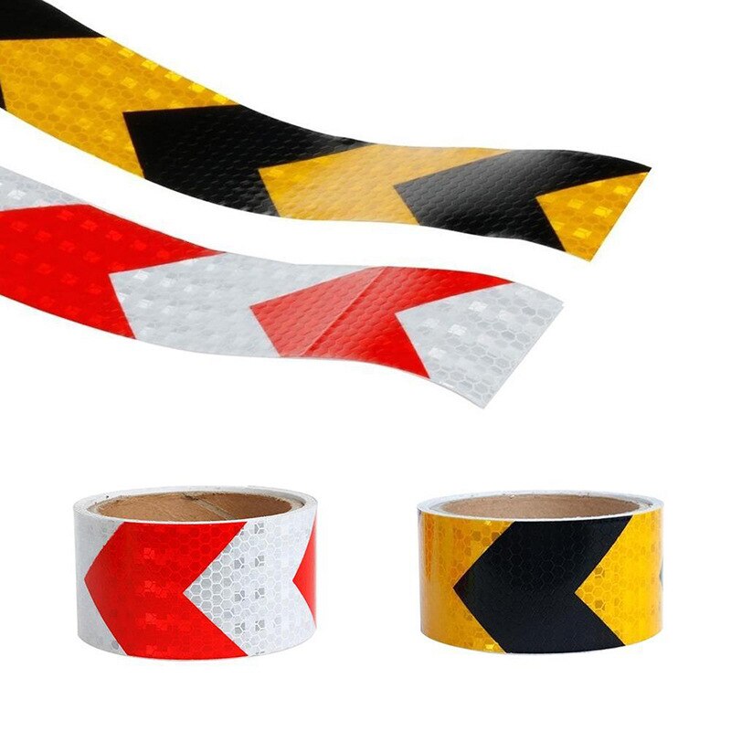 5cm*3m Crystal Color Grid Car Reflective Strip, Two-color Warning Body Arrow Reflective Safety Body Sticker