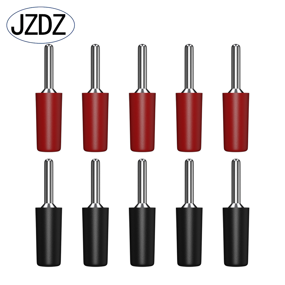 JZDZ 10 Stück 2 mm Bananenstecker Kupfer vernickelt elektrischer Steckverbinder Testzubehör 10001: Lavendel