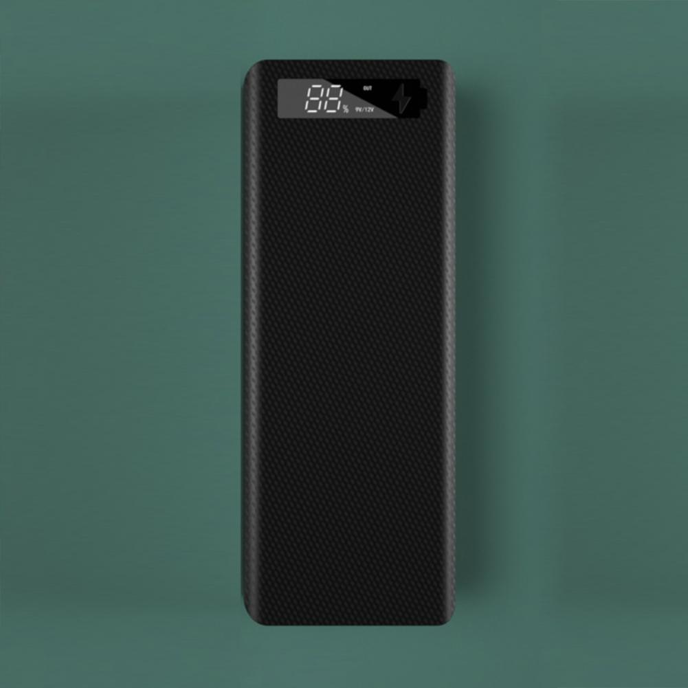 Powerbank-gehäuse, einfarbig, tragbare powerbank-hülle, hochwertige verarbeitung, handy-akkuladegerät, diy-hülle