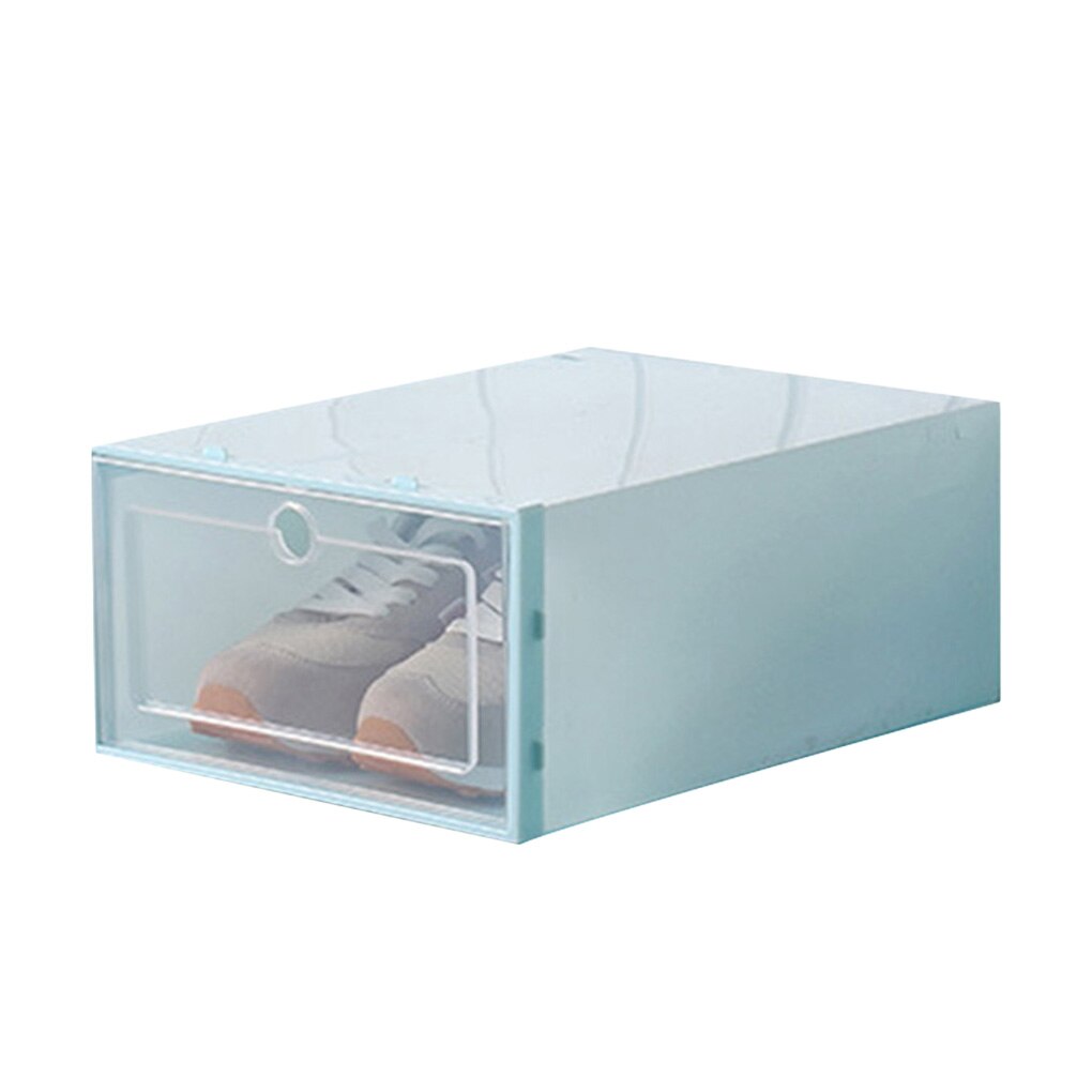 1Pc Opvouwbare Clear Schoenen Opbergdoos Schoenendoos Lade Organizer Huishoudelijke Diy Schoenendoos Lade Divider Thuis Opslag Stapelen
