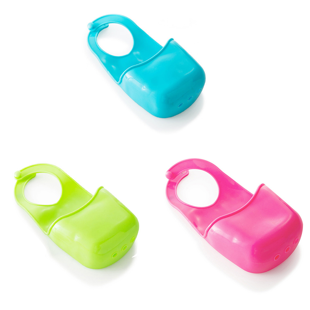 estilo fregadero de cocina baño colador organizador almacenamiento esponja titular bolsa herramienta