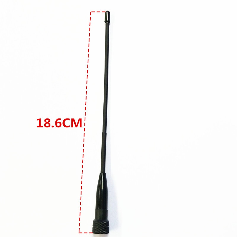 669C SMA-M Mannelijke Flexibele Vhf/Uhf Dual Band Twee Manier Radio Antenne Voor Baofeng Yaesu Vertex VX-1R VX-2R VX-3R VX-7R Zastone UV-3R