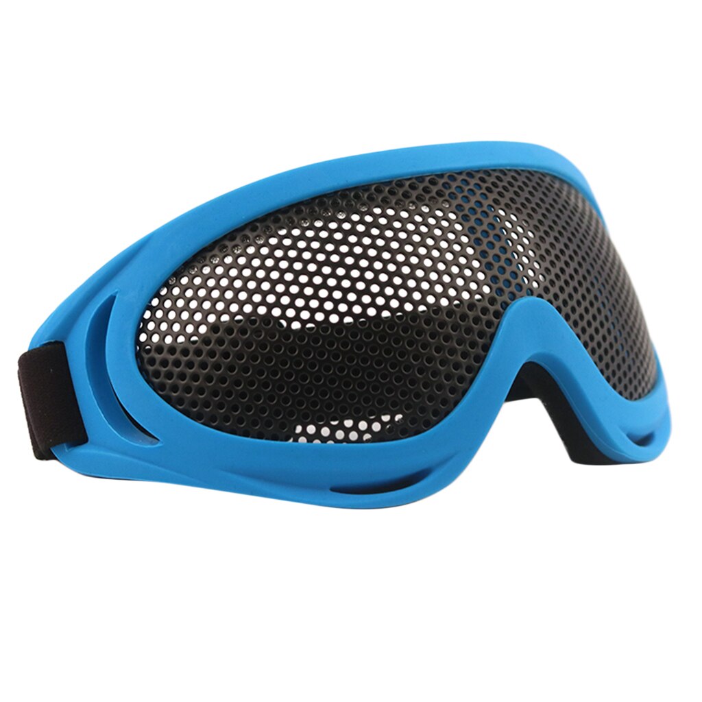 Leichte Metall Brille draussen Gittergewebe See Gläser Einstellbar Gummiband Augenschutz Niedrigen Profil Goggle