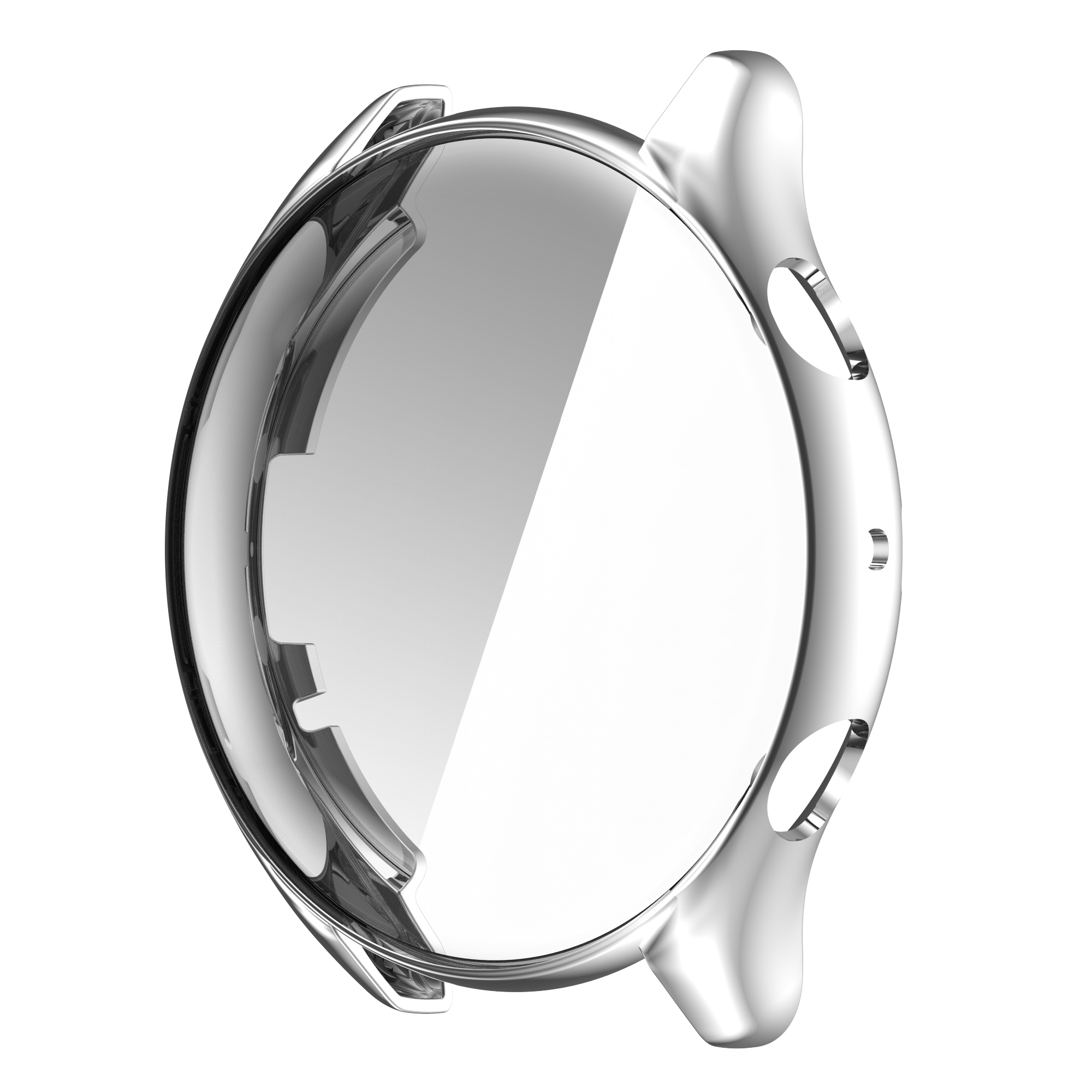 Full Screen Protector For Amazfit GTR 3 pro Case Smartwatch Silicone Protective Cover For Amazfit GTR3/2/2e Case Bumper Shell: L / Silver