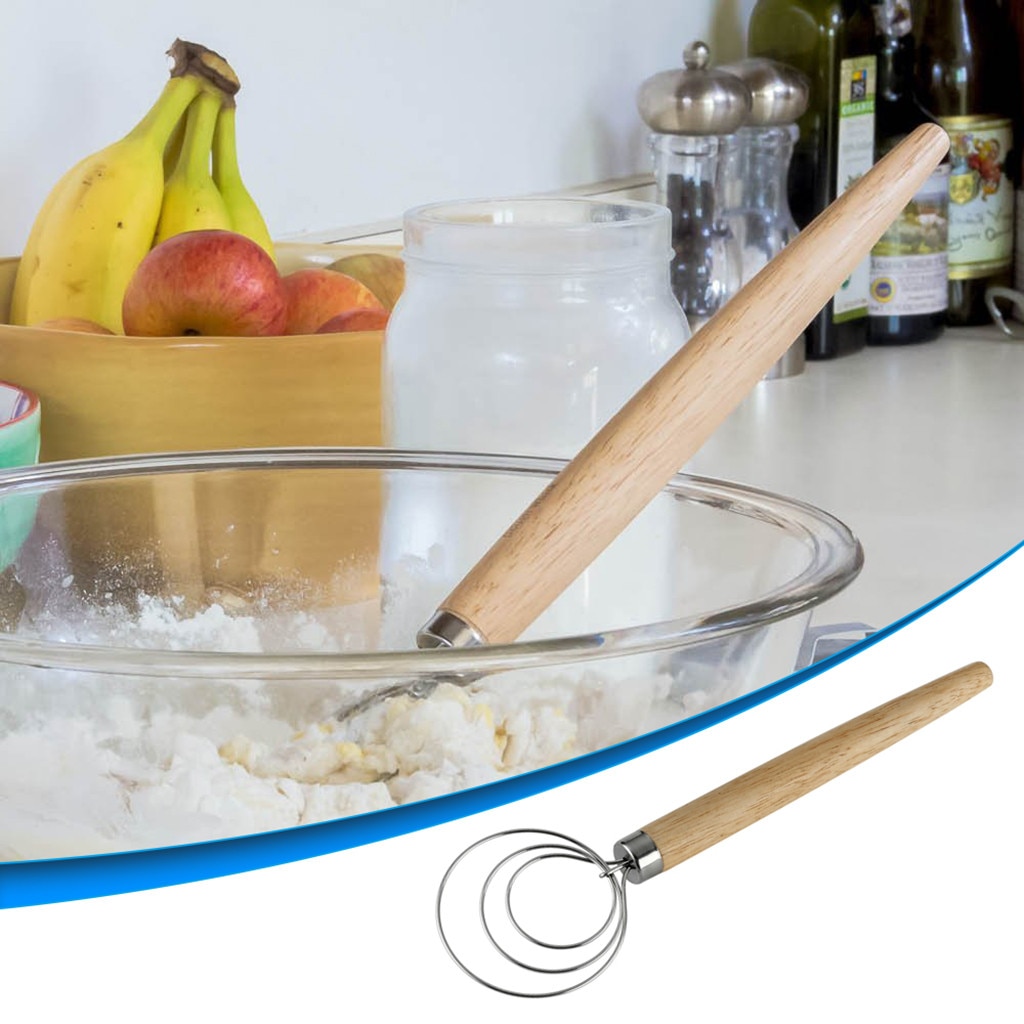 Eiklopper Diy Brood Deeg Gereedschap Bakken Accessoires Deense Garde Stok Keuken Gadgets Eiken Houten Handvat Brood Bakken Tool