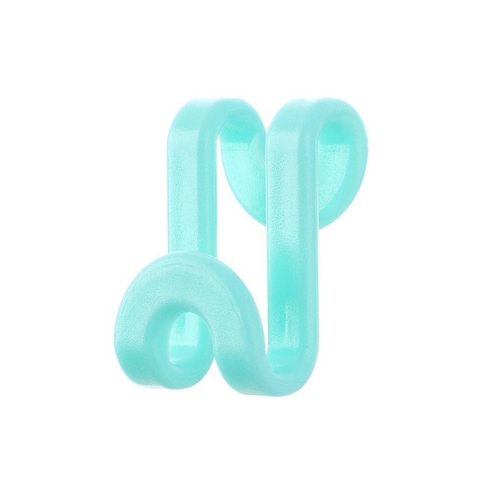 12Pcs Mini Clothes Hanger Connector Saving-Space Cascading Hook Wardrobe Closet Linking Hooks Wardrobe Cloakroom Accessories: 1PC / blue