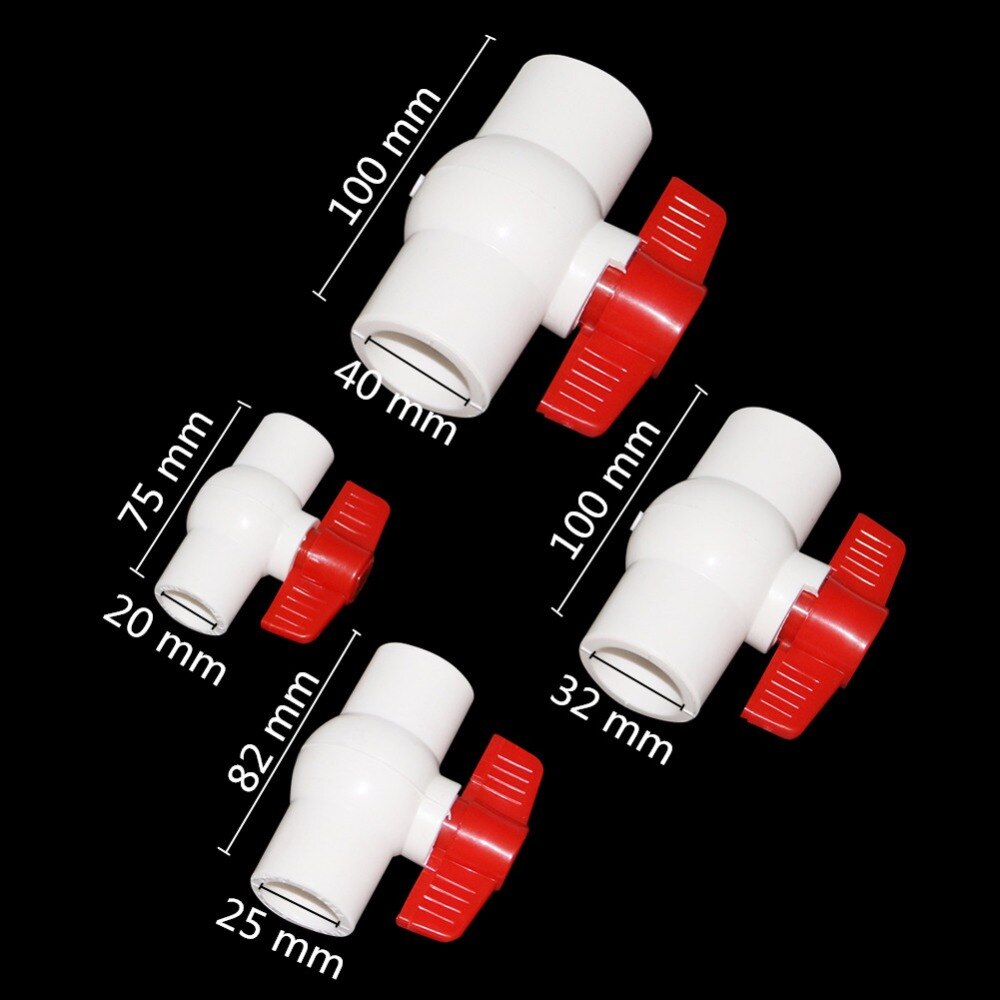 20/25/32mm/40mm -rørs pvc-ventilstik vandrørsfitti... – Vicedeal