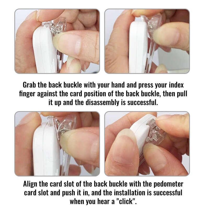 2022 3D Pedometer Accurate Step Counter with Clip Large Display Accurate Pedometers for Steps Mile Step Tracker for Walking