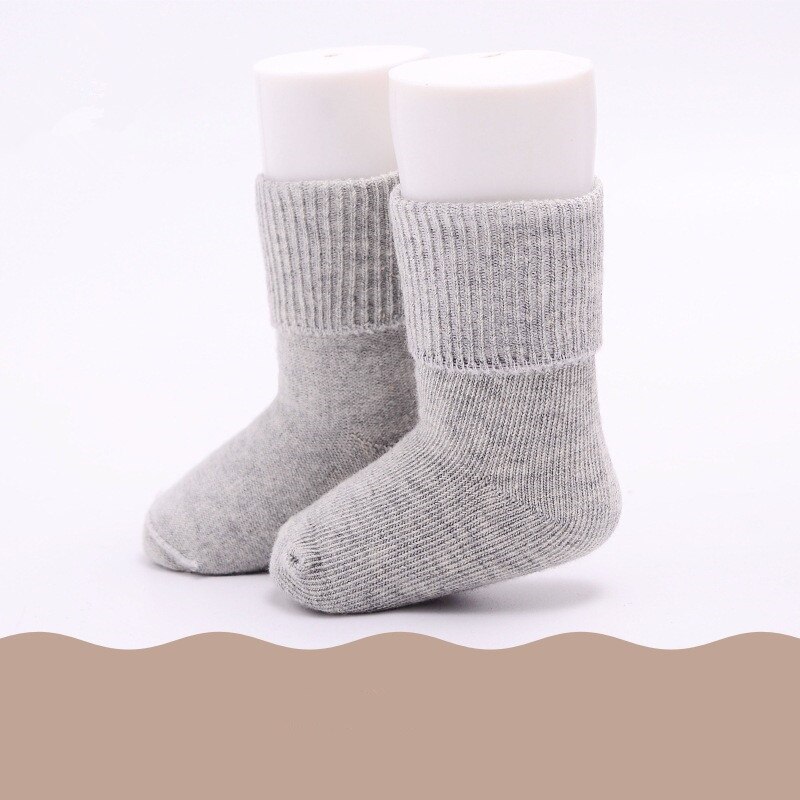 1 Pair Cotton Baby Socks Candy Color Anti Slip Baby Girl Socks Newborn Baby Boy Socks For 0-1 Years Soft Kids Floor Socks