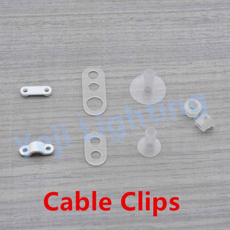 Plastic cable grip wire glands Electrical Wires fixed clip for chandeliers led bulb pendant light Curved lamp holder cable clips