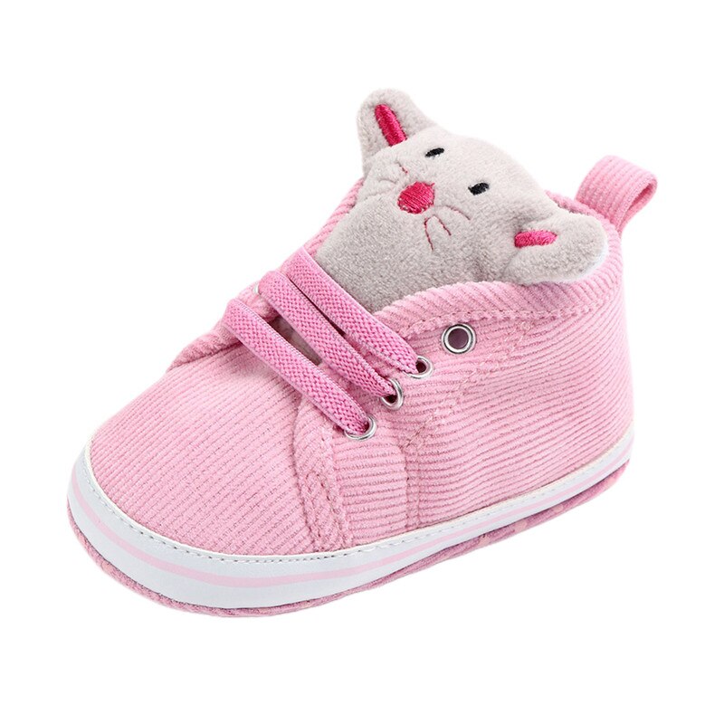 Zapatos de algodón para bebés y niños, zapatillas tobilleras antideslizantes de suela blanda, bonitos zapatos de juguete de Animal para cuna