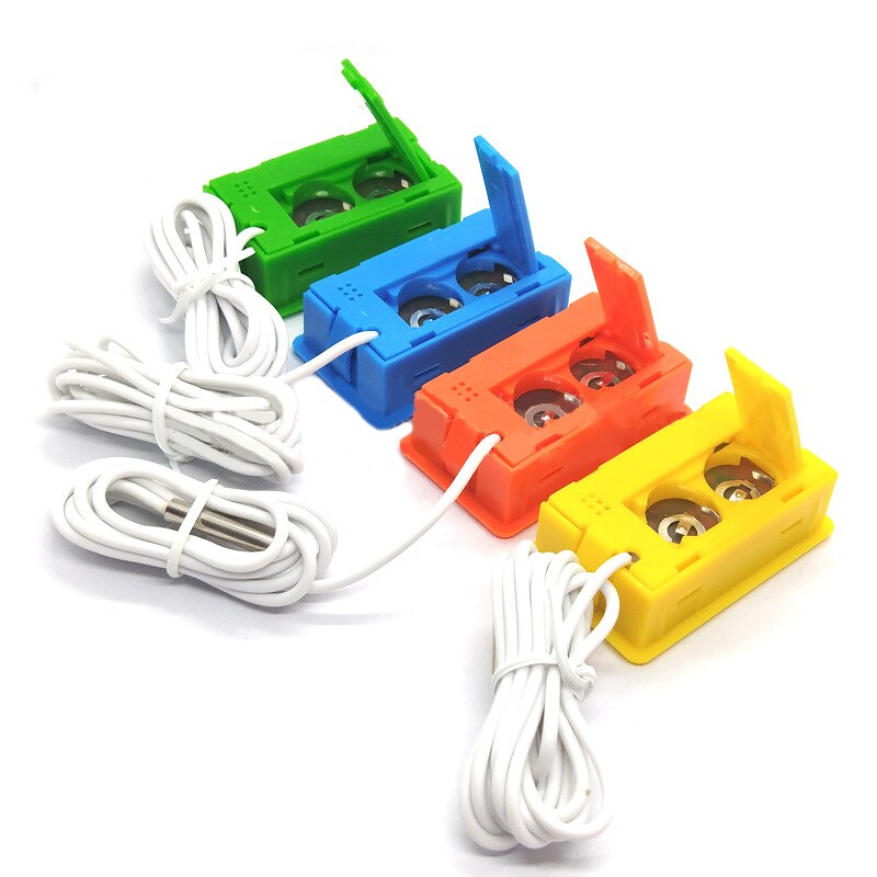 LCD Digital Aquarium Thermometer Temperature Gauge Monitor with Probe Thermometer for aquatic animals Waterproof probe