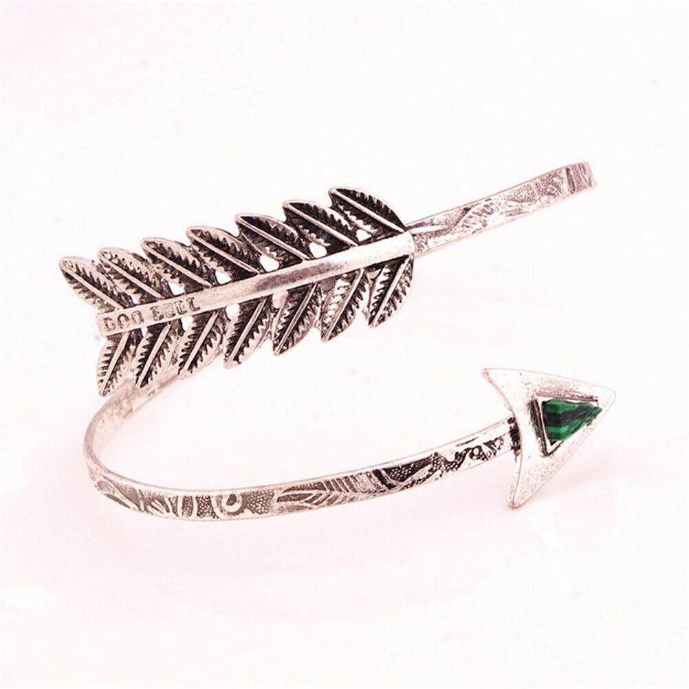 1 PC Adjustable Vintage Arrow Open Bangle Bohemian Ethnic Upper Arm Bracelet Arm Cuff Armlet Arm Cuff