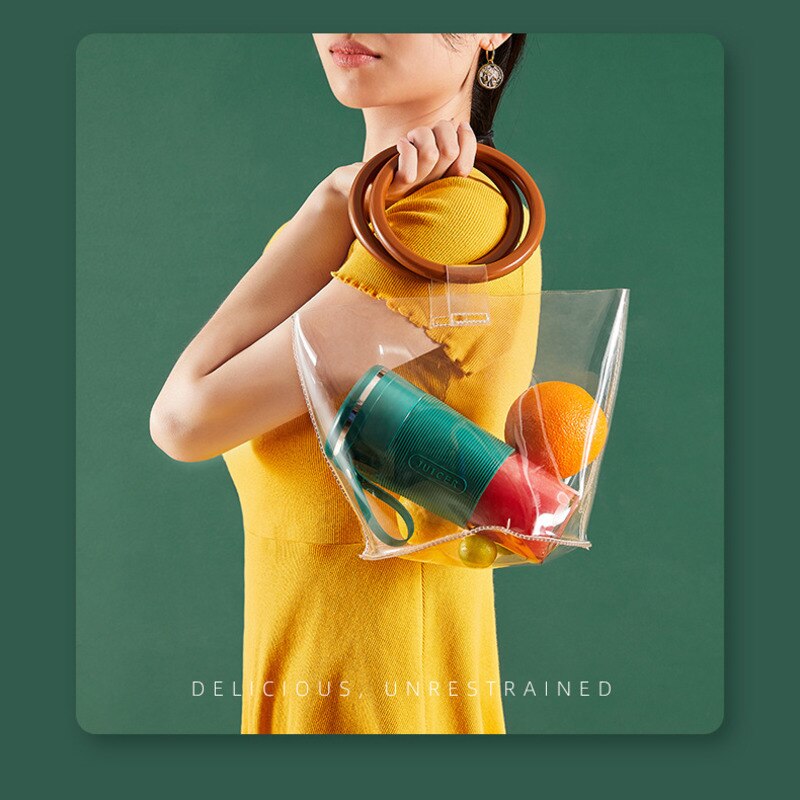 Personal Smoothie Blender, Portable Blender Travel, Battery Powered USB 300ML Juicer Electric For Home,Office,Sports,Outdoors