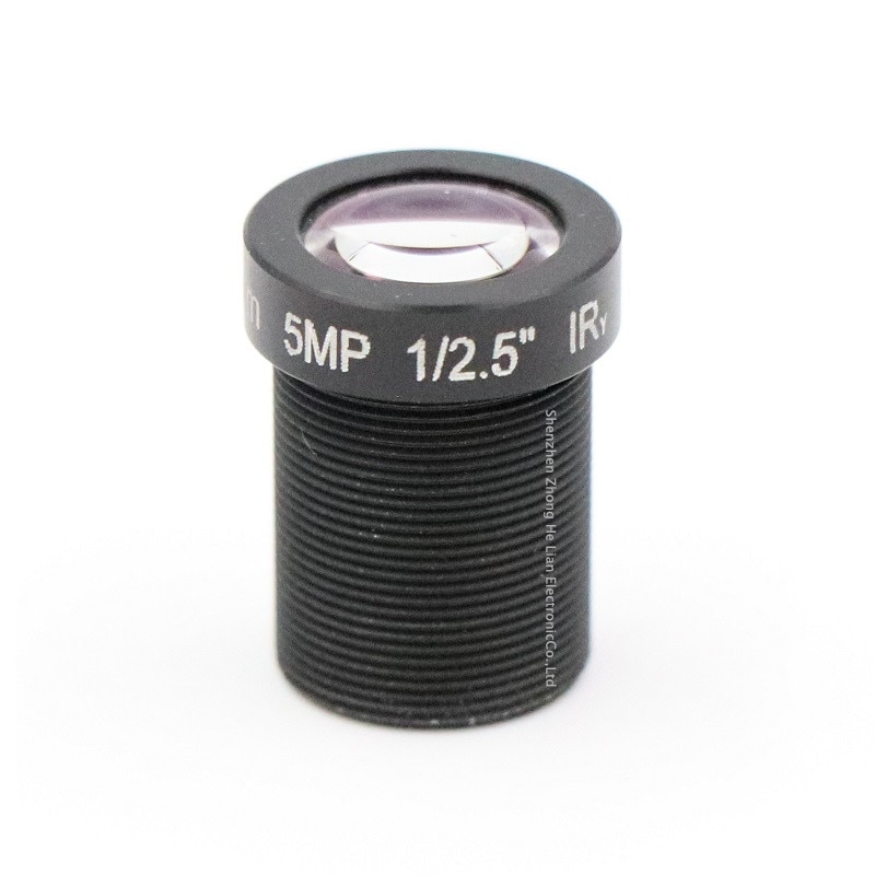 Lente de 12mm de 5,0 megapíxeles 30 grado MTV M12 x 0,5 con lente infrarroja de visión nocturna para cámara de seguridad CCTV