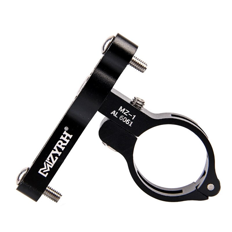 1PC Cycling Water Bottle Clamp Bottle Cage Holder Adapter Support Transition Socket Handlebar Mount For MTB Road Bicycle: Black