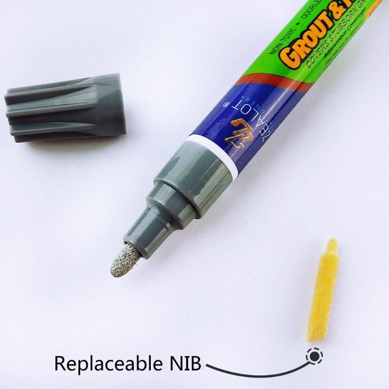 Tegel Hiaten Reparatie Kleur Pen Waterdicht Dirt-Proof Speciale Mooie Naad Vloer Opfriscursus Marker Refill Voor Keuken Badkamer