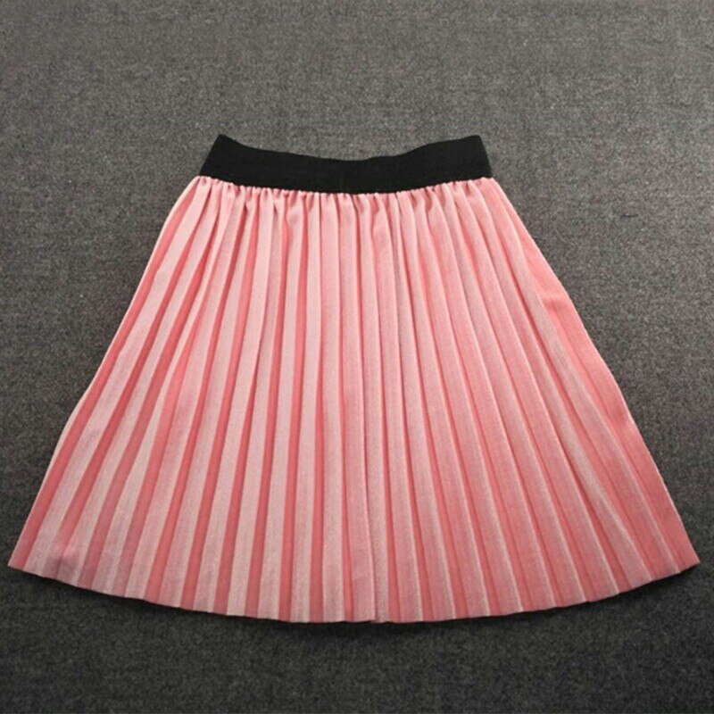 Jupes plissées en velours pour bébés filles | Jupes décontractées et longues pour enfants, jupes Tutu élastiques et longues de 3-5ans: 4 / 5T