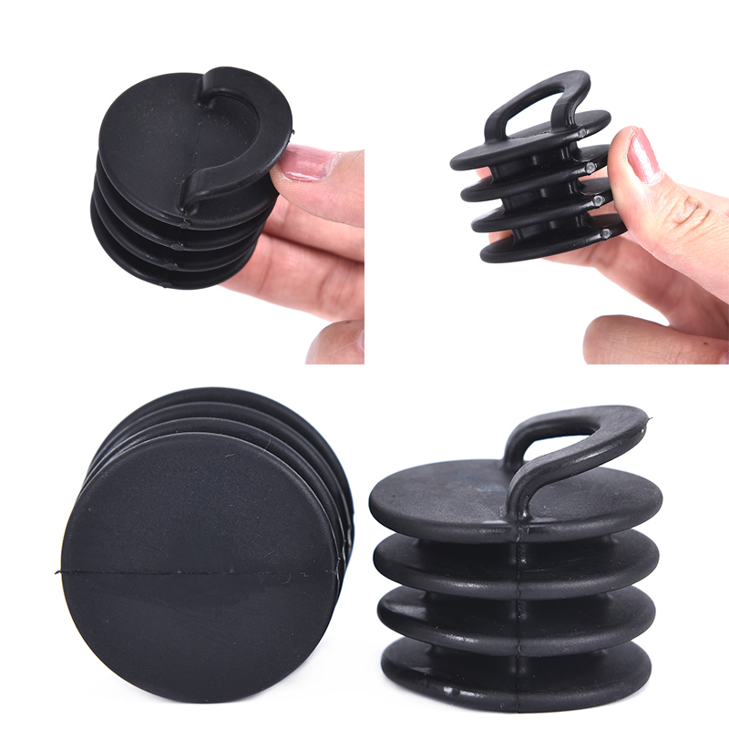 4 Pcs Rubbe Canoe Kayak Rafting Boat Scupper Stopper Bung Drain Holes Plugs 3.8cm Rowing Boats Accessories Marine