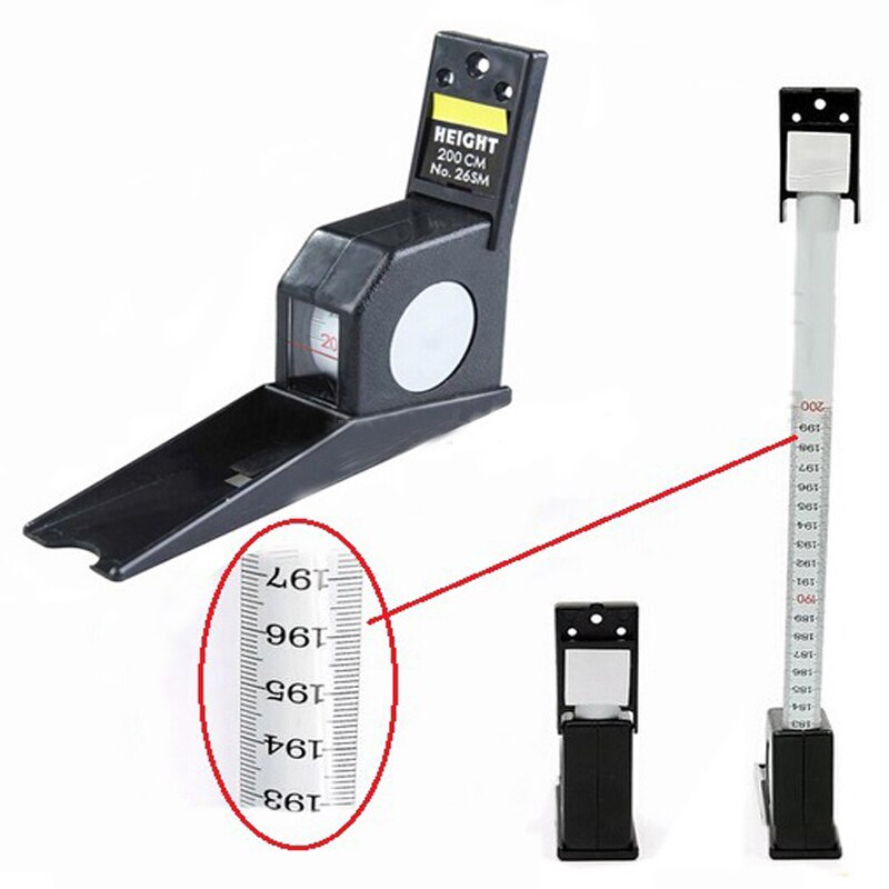 2m stadiometr robić montażu na ścianie wzrostu miernik środek domu użytku biurowego dla dorosłych dzieci władca wysokość pomiaru pomiaru taśmój