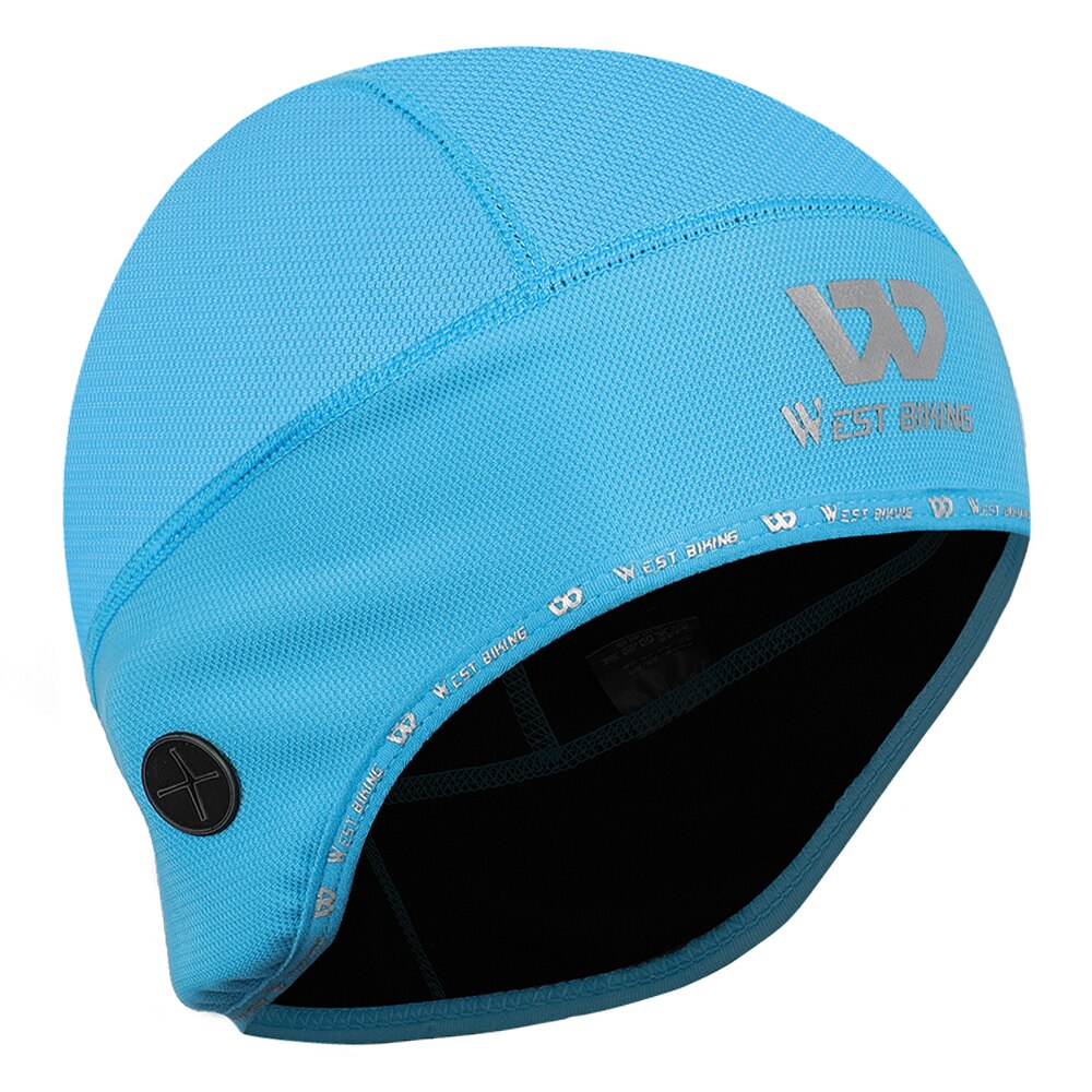 Winter Outdoor Fleece Beanie Warm Cap Helm Voering Winddicht Thermische Cap Voor Wandelen Paardrijden Klimmen Fietsen Schaatsen Running Hoed: Light Blue