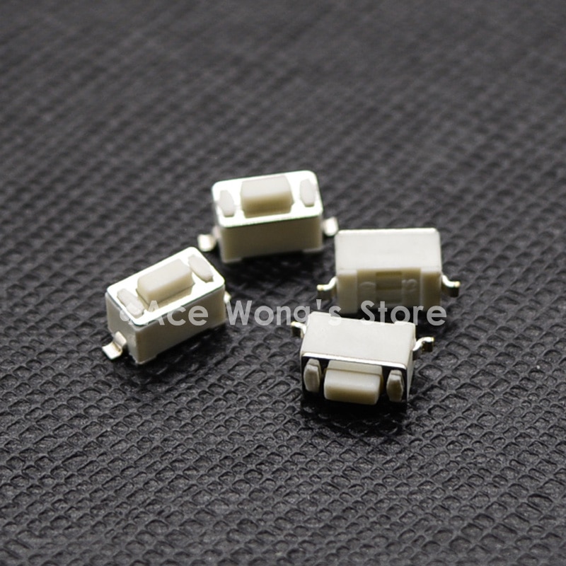 100 STKS 2Pin SMD 3X6X4.3 MM Tactile Tact Push Button Micro Schakelaar Momentary