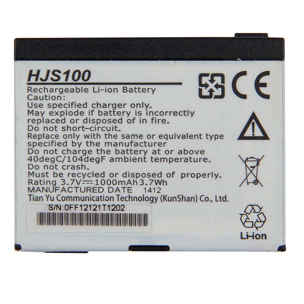 Batterie de remplacement HJS100 pour Becker M015 HJS100 GPS 338937010208 3.7V, 1000mAh, outils inclus