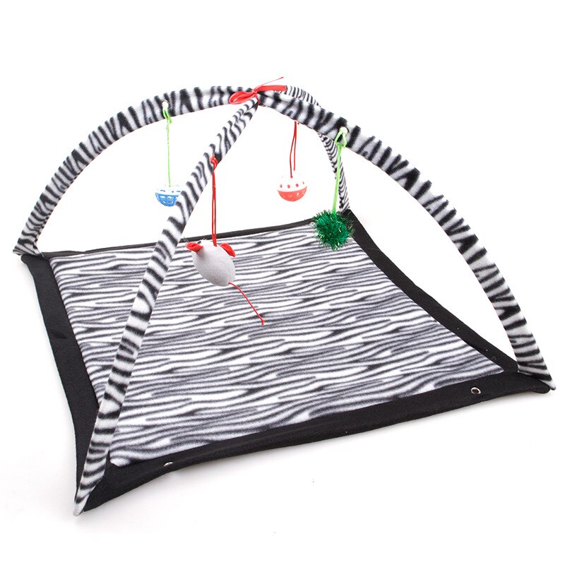 Tente Portable pliable pour chat, jouets amusants pour animaux de compagnie, activité Mobile, tapis de jeu, couverture, maison, chaton