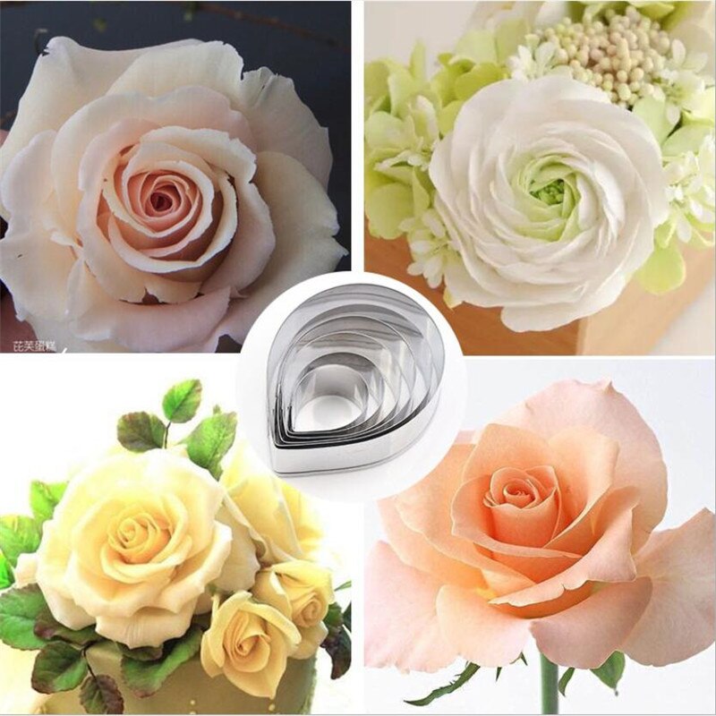 3D DIY Bloem Siliconen Mal Rose Orchid Daisy Plumeria Fondant Taart Decoreren Gereedschappen Cupcake Snoep Klei Chocolade Gumpaste Mallen Taart Tools - België