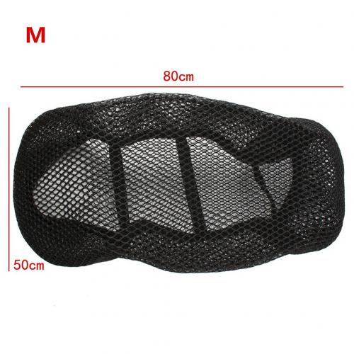 Summer Cool 3D Mesh Motorcycle Seat Cover Breathable Sun-proof Motorbike Scooter Seat Covers Cushion For Yamaha Suzuki: M