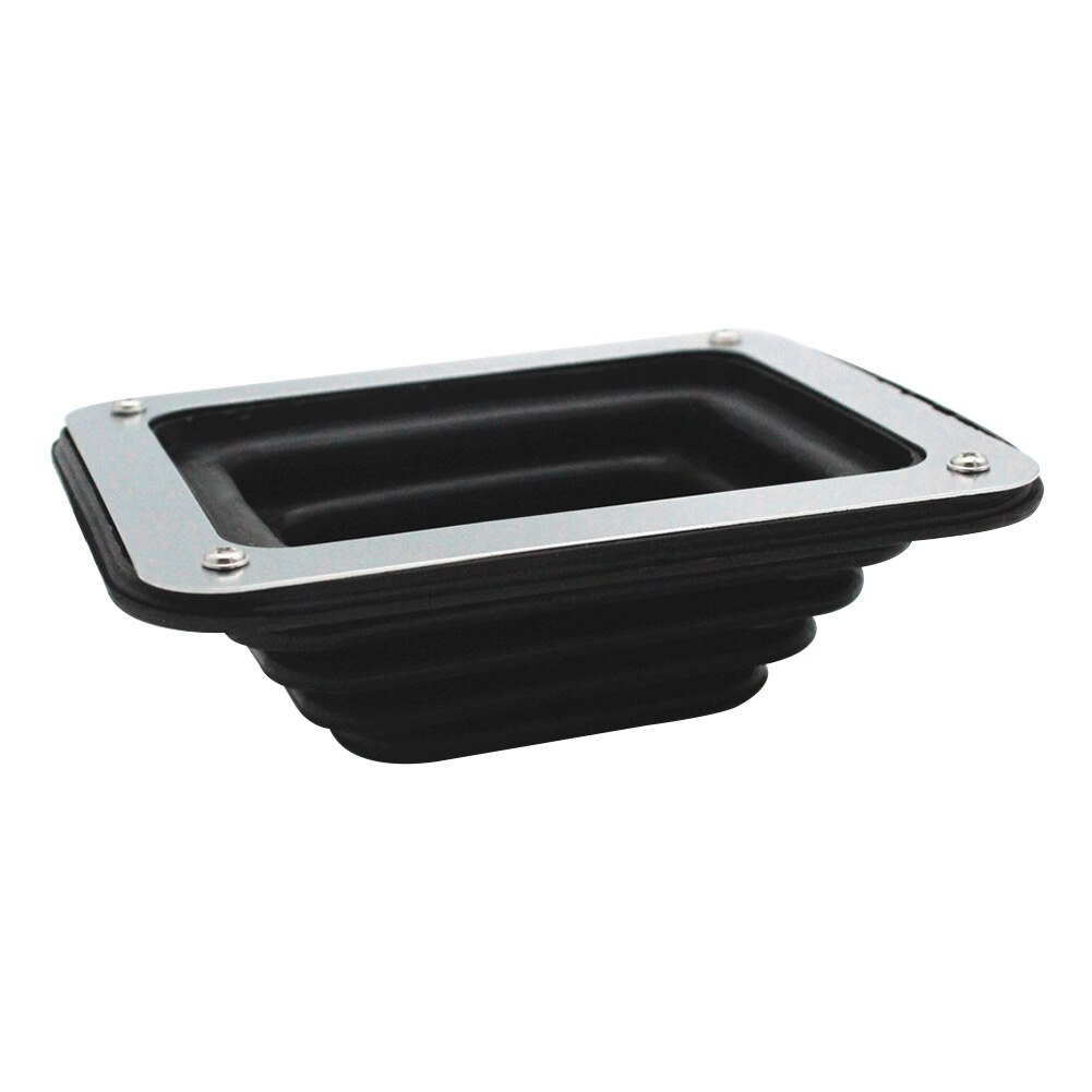 Rubber Shifter Boot Installa Remove Convenient Simple with Chrome Plate 5 5/8in x 6 3/4in Manual Automatic 350