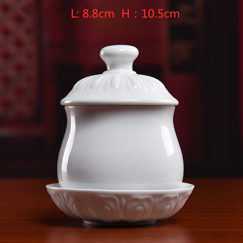 1 Pc Chinese Stijl Boeddhisme Heilige Water Cup Keramiek Guanyin Waterzuivering Cups Aanbidding Boeddha Mokken Boeddhistische Leveringen: D1