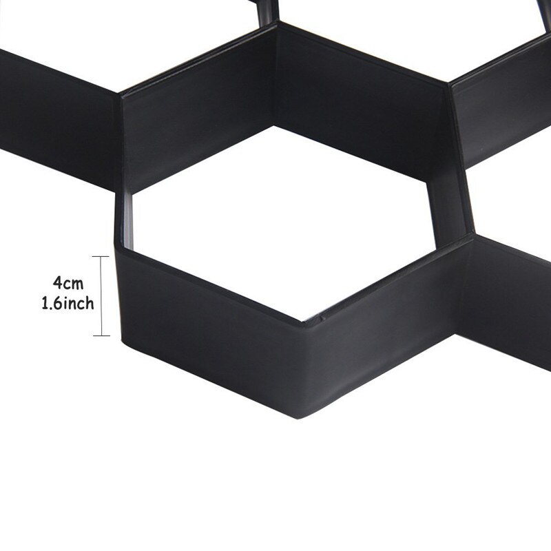 Diy uteplats promenad tillverkare stegsten betong stenläggare mögel återanvändbar stig tillverkare mögel trädgård stenläggning formar 30*30cm