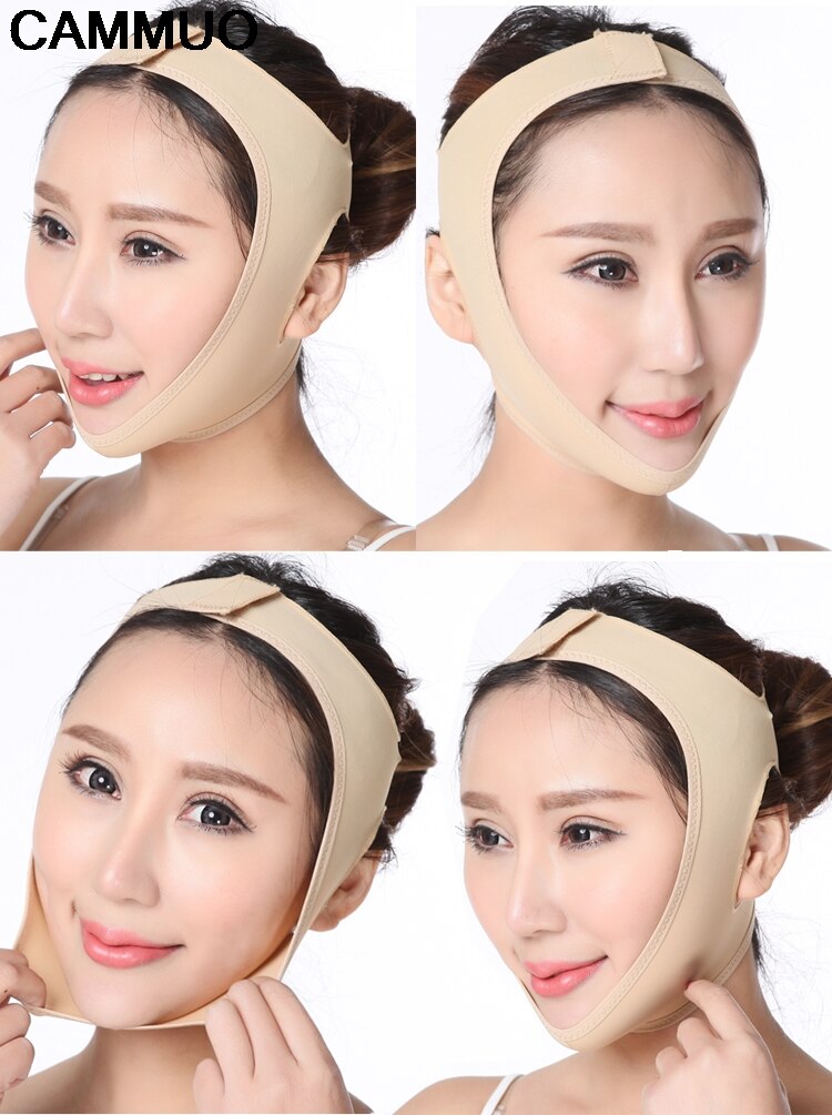 Face V Shaper Facial Slimming Bandage Chin Face Mask Relaxation Lift Up Belt Shape Lift Reduce Double Face Thining Band Massage