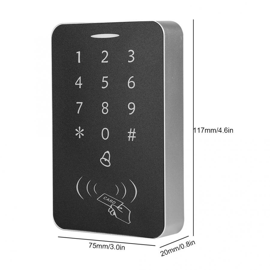 RFID EM 125KHz Card Controller Keypad Touch Screen For Access Control System Single Door ID Card Keypad