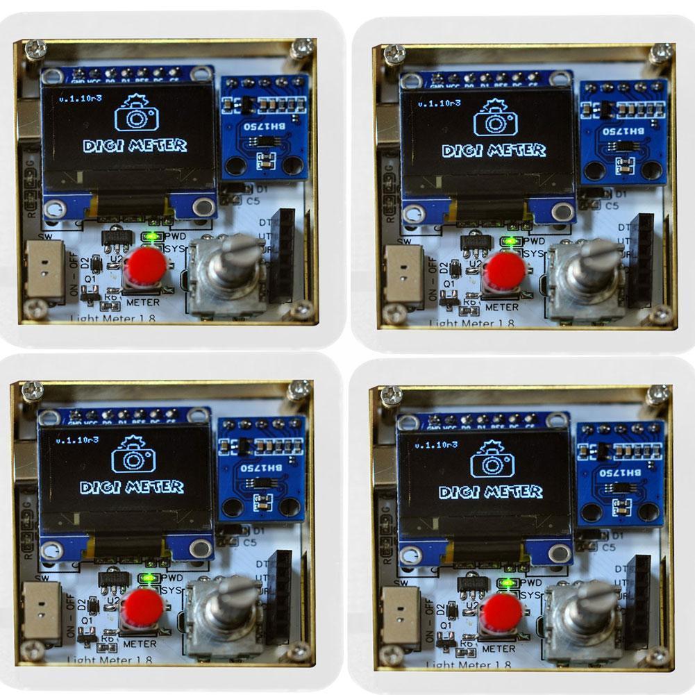 Portable Handheld Incident Electronic Light Meter With Meter Back Acrylic Flash Panel Light Mode Digi Compatible X0K0