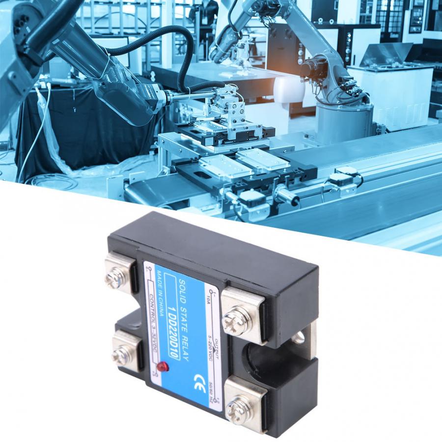 Module relais à l'état solide | D'entrée SSR 3-32VDC, charge 5-220VDC, relais de commande 10A/25A/40A/60A/75A/80A/100A/120A