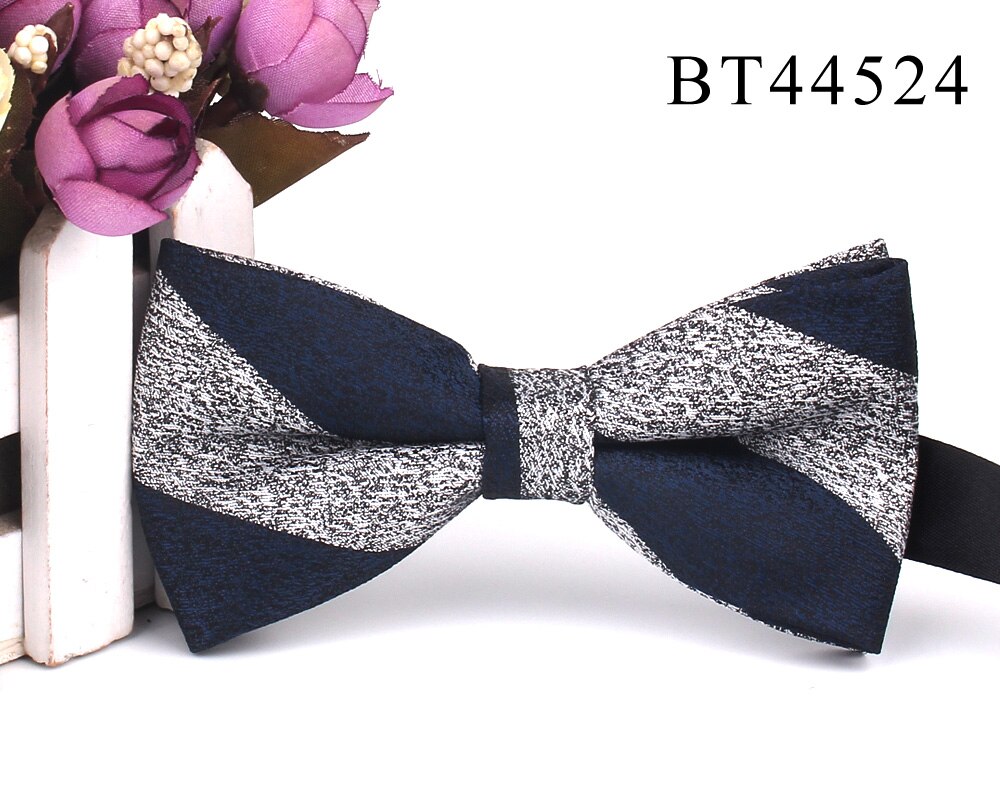 Pajarita clásica de Jacquard para hombre, pajaritas florales para adulto, de boda y negocios, trajes de mariposa, novedad: BT44524