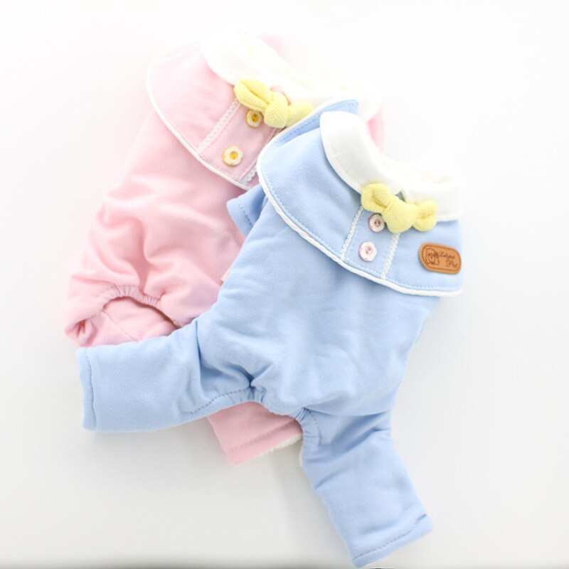 Pet Coat WInter Dog Clothes Jumpsuit Overalls Cute Puppy Costumes Small Dog Clothing Pants Yorkshire Pomeranian Poodle Outfits