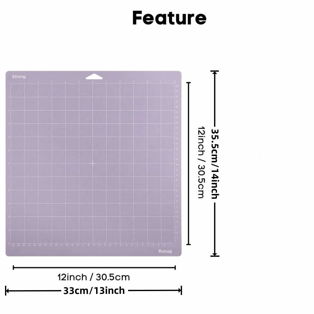 12" X12" PVC Cutting Pad for Cricut Maker Explorer DIY Paper Multifunctional Durable Arts and Crafts Art Engraving Board Sewing