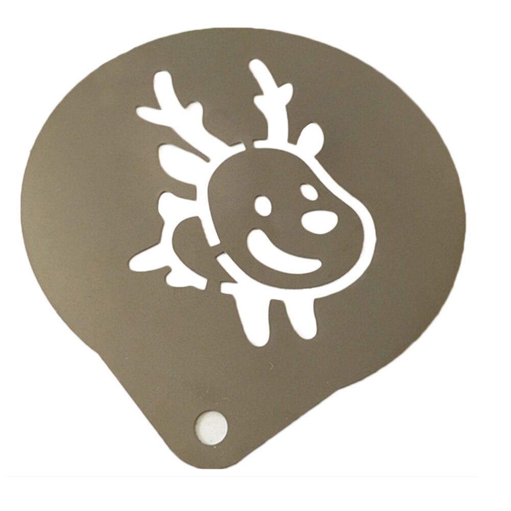 1 Pc Koffie Latte Cappuccino Barista Art Stencils Cake Stofdoek Sjablonen Koffie Gereedschap Accessoires Gusto Nespresso Zavarnik Dolce