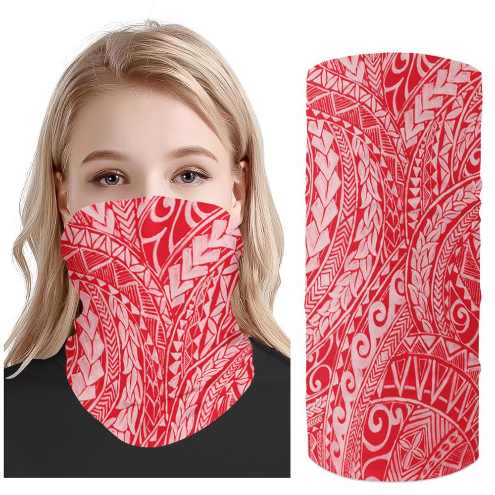 Polynesia Traditional Protective Head Scarf Women UV Protection Magic Face Cover Scarf Dust Wind Bandana Balaclava