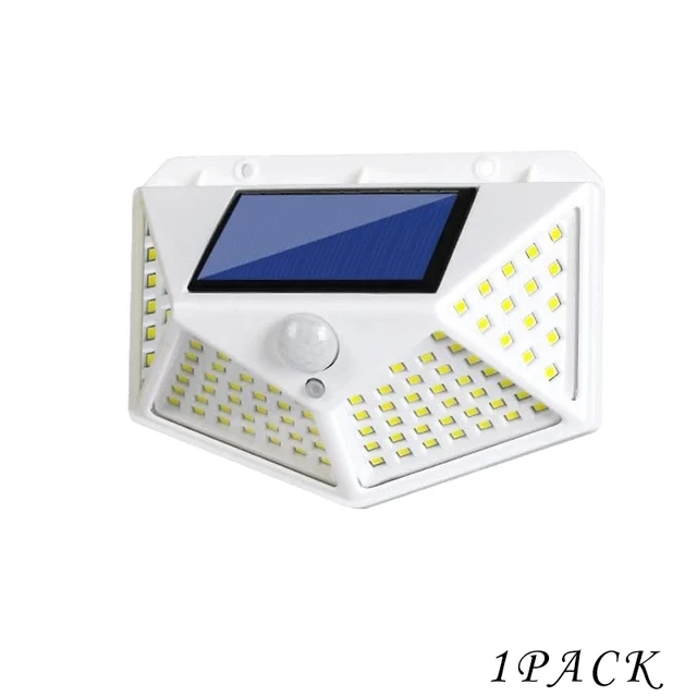 Lámpara Solar dividida de 106LED, 3 modos de iluminación, decoración exterior, luz Solar de pared, Sensor de movimiento PIR, impermeable, jardín, garaje
