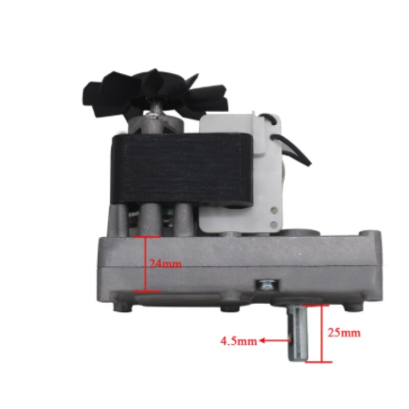 shaded pole motor brushless gear motor speed reducer motor brushless ac motor for oven furnace refrigerator AC100-240V