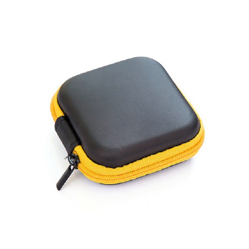 Mini zíper duro fone de ouvido caso titular portátil fones de ouvido bolsa caixa de armazenamento saco de proteção cabo usb organizador armazenamento: 04