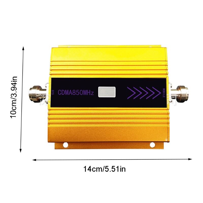 850 mhz gsm 2g/3g/4g signal booster repeater forstærker antenne us-stik til mobiltelefon