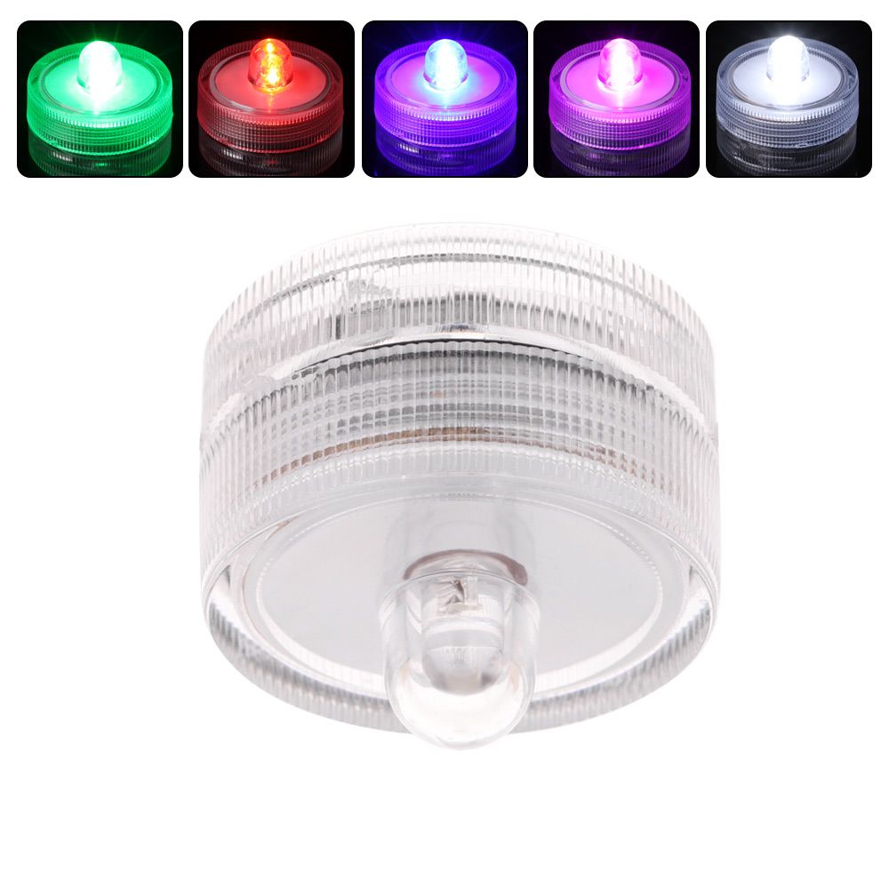 Fish Tank Accessories Candle Shape LED Lamp Fish Tank Lamp Waterproof Aquarium Light Mini Lighting